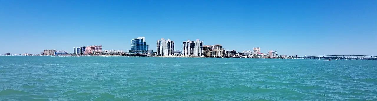 Clearwater Beach waterfront, part of Clearwater, Florida