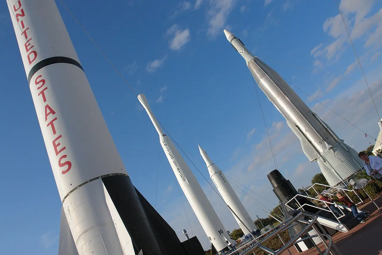 Rocket Garden at Kennedy Space Center Visitor Complex