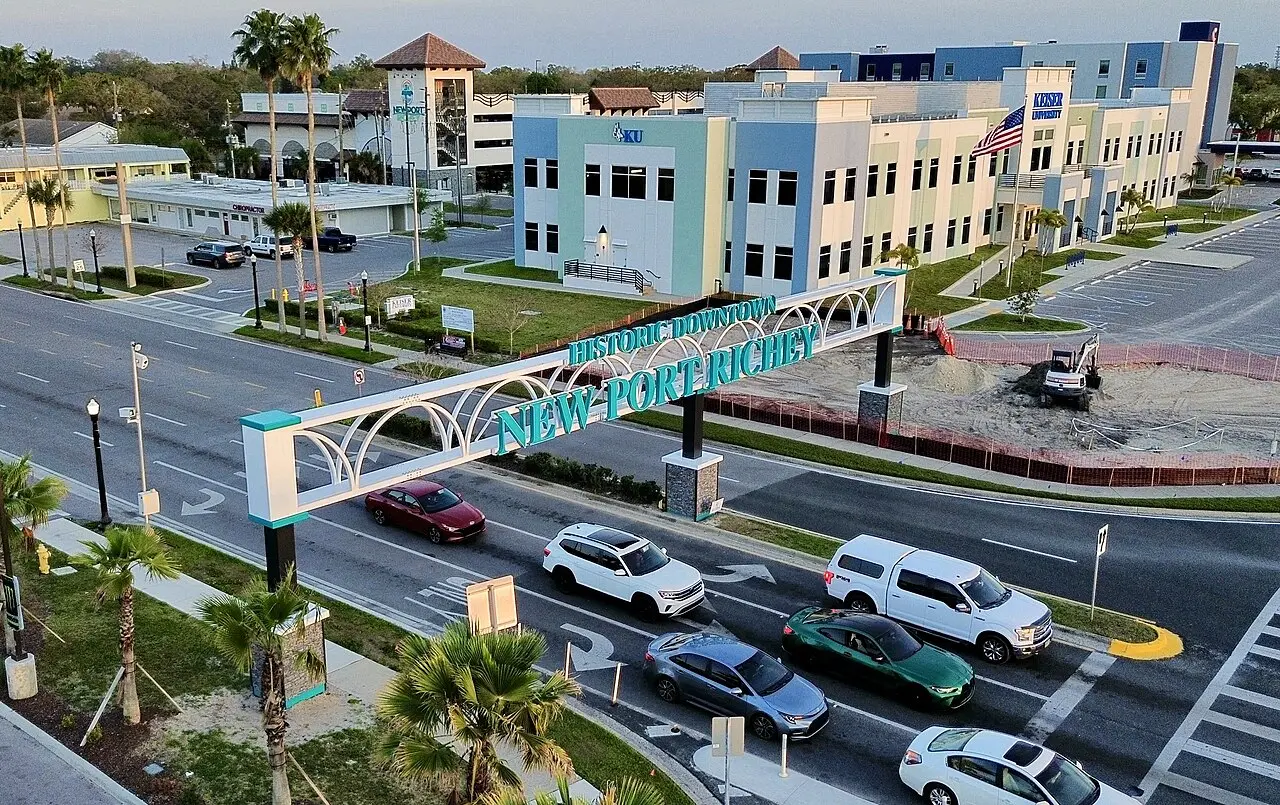 Historic Downtown New Port Richey gateway