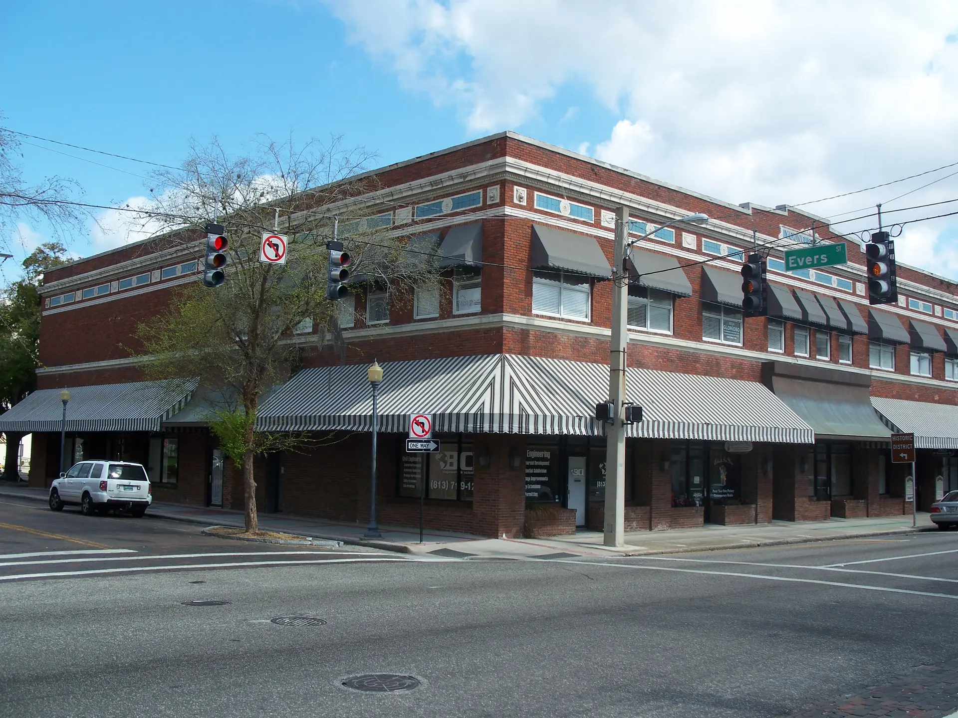 Historic downtown commercial buildings in Plant City