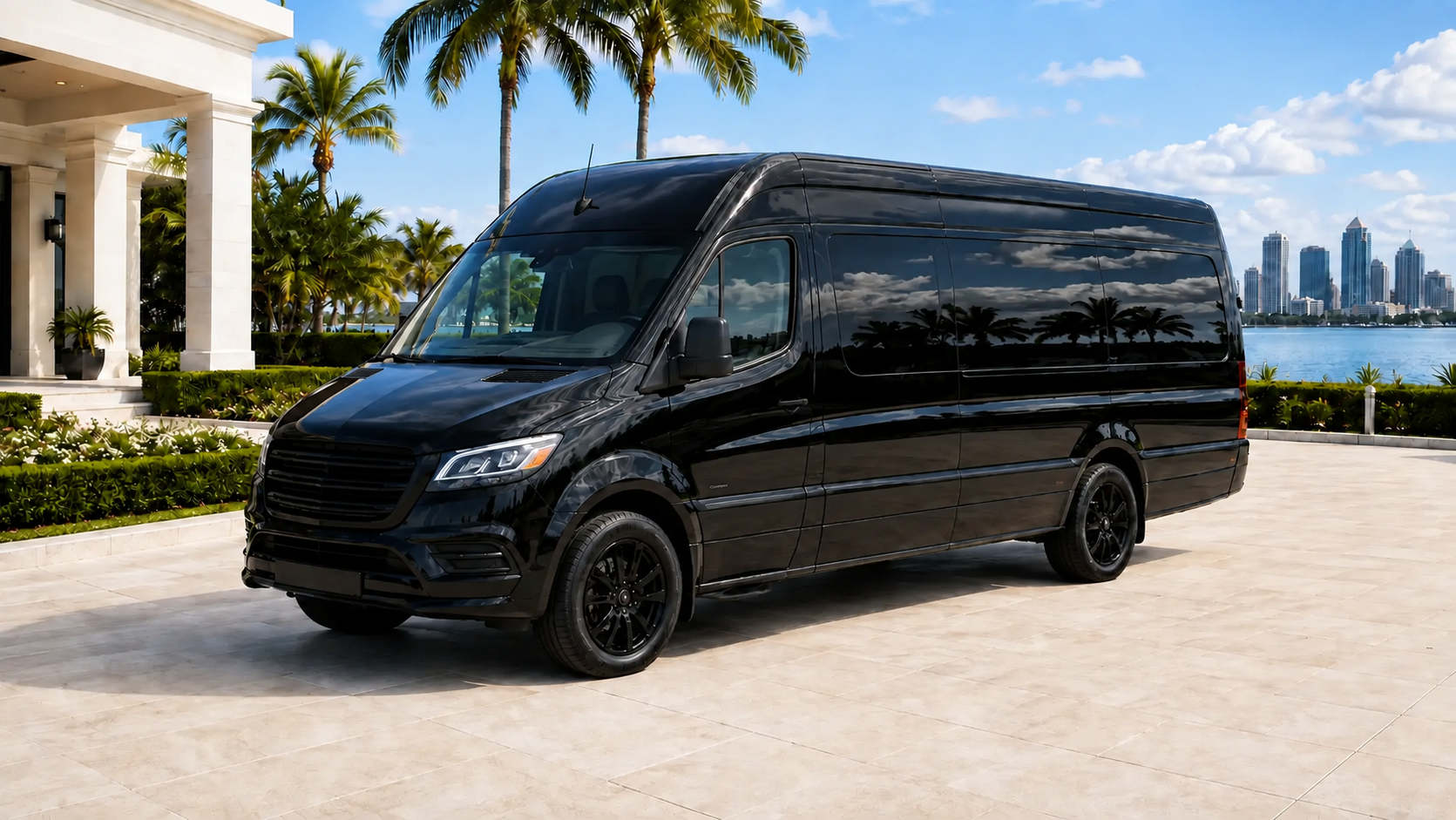 Black 2026 Mercedes-Benz Sprinter van